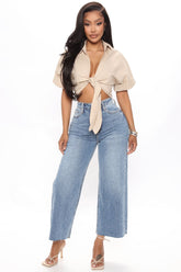 Watch Me Go Premium Stretch Jeans - Medium Blue Wash Ins Street